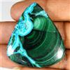 Royal_gems_shop Pietra preziosa cabochon 95,05 ct 100% malachite verde naturale crisocolla pera