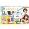 ColorBaby Set 6 Giochi da tavolo, L'impiccato, Bingo, Serpenti e scale 3D, Chi è chi, Affondare la Flotta, 4 online, per più di 2 Giocatori, Giocattoli bambini 6 anni (47946)