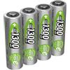 ANSMANN 5030792 Mignon Aa Tipo 1300Mah ad Alta Capacità Utilizzatori Frequenti/Professionisti Fotocamere Digitali Batteria 4Pz