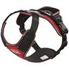 Julius-K9, Pettorina IDC Longwalk, Rosso-Grigio, Taglia: L