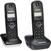 Panasonic Telefono cordless Panasonic KX-TG1612, ID chiamante, 15 ore di conversazione, 7 giorni di standby, DECT