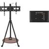 OEM Supporto per televisore, regolabile in altezza, design mobile, colore nero