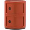 Kartell Componibili, Mobile Contenitore 2 Elementi, Arancio