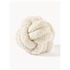 Westwing Collection Cuscino annodato in tessuto teddy Dotty -