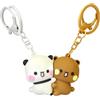 Yunvisty 2 portachiavi a tema anime Bubu e Dudu, portachiavi Kawaii magnetici abbinati, regalo per donne e uomini, leggero e resistente, ideale per chiavi, borse, zaini o chiavi dell'auto