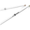 PROMARK American Hickory Rebound 5A - Bacchette per batteria con punta a ghianda, colore bianco, coppia singola