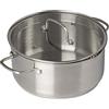 PYREX, Infinity, Pentola con coperchio, in acciaio inossidabile, Ø 24 cm, senza PFAS, acciaio inox, adatta a tutti i piani cottura, tra cui induzione e forno