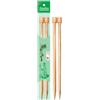 Chiaogoo Ferri da Maglia a Punta Singola in Legno Patina Lunghezza 33 cm Spessore 25,00 mm - 1 unità