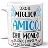Tazza Regalo Miglior Amico Idea Regalo compleanno uomo Tazza Miglior Amico del