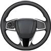 Gripster Coprivolante eco-pelle antiscivolo cucito a mano Nero Honda Civic 2016-2018