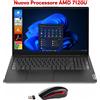 Lenovo Notebook Pc Portatile Lenovo V15 AMD-7120U, Ram 8Gb, SSD 256Gb Win 11P mouse
