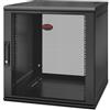 APC NetShelter WX 12U Hinged Wall-mount Enclosure Black 600mm Deep Server Rack