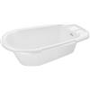 Rotho Babydesign Vaschetta per bagnetto, Tappo di scarico, 0-12 Mesi, Bella Bambina, Bianco, 200200001