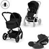 Cybex + - Cybex Gold Trio New Balios S Lux 2026 Moon Black Navicella Richiudibile Con Cloud T