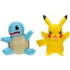 Pokémon POKEMON PKW3586 First Partner - Confezione da 2 figure da battaglia Squirtle e Pikachu da 5,1 cm con dettagli autentici, multicolore