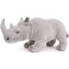 capybaraflying Peluche realistico di rinoceronte bianco di Cambrian Paleontology,serie di simulazione realistica di animali selvatici, morbido e coccolabile, compagno di gioco (39 cm/15.3in)