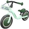Hudora Bicicletta Cruisy in mint - Bicicletta senza pedali da 15 mesi - Bicicletta leggera con sellino regolabile - Bicicletta per bambini da 78-100 cm - Bici robusta per bambini