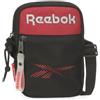 Reebok Portland Borsa a tracolla Piccola Nero 12x17x2,5 cm Poliestere, Nero, Taglia unica, Borsa a tracolla piccola