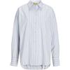 JJXX Jxjamie LS Relaxed Poplin Shirt Wvn Noos Camicia, Cashmere Blue/Stripes:EA W. Red, XS Donna