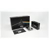 WE ARE REWIND Lettore cassette Pink Floyd Special Edition con cassetta Dark Side of the Moon, Bluetooth 5.1, funzione di registrazione, alloggiamento in alluminio, batteria ricaricabile