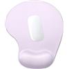 Hsurbtra Tappetino per mouse ergonomico con supporto per il polso, tappetino per mouse in gel con base antiscivolo in PU, tappetino per mouse in memory foam per alleviare il dolore, per laptop, PC