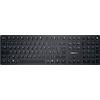 CHERRY KW X ULP, Tastiera High-End Meccanica Ultrapiatta, Layout per la Francia AZERTY, Tastiera Multidispositivo Senza Fili per fino a 4 Dispositivi, Ricaricabile, Nero, Layout Francese - AZERTY