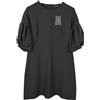 Cop-Copine Cop Copine Fulva Abito Donna (Eu) 42 Pallone con Maniche Girocollo Mini Nero