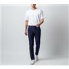 Massimo Dutti Pantaloni Uomo Eu 40 Lana Classico Blu Affusolato Zip Fly Tasche