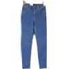 Lee Jeans Donna Lee Scarlett High Slim Fit Blu Zip W26 L31 Denim