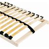 vidaXL Letto a doghe marrone 80 x 190 cm in legno massiccio di faggio