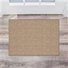 CUIMEI Tappeto Passatoia 110 x 250 cm Facile da Pulire e Realizzata Tappeto Cucina Passatoia con Bordi Rinforzati per Camera da Letto Ingresso Lavanderia, Beige Scuro