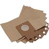 vhbw 5x sacchetto compatibile con Kärcher Robocleaner RC 4.000, RC 3000 aspirapolvere - carta, 24,5cm x 20,5cm Marrone