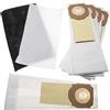 vhbw set 7 pzz. di sacchetti (carta) + filtro compatibile con Hoover Athyss AS71 AS10011, AS71 AS20011, AS71 AS21011, AS71 AS30011 aspirapolvere