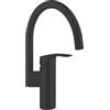 Grohe Eurosmart miscelatore lavello cucina bocca alta,nero opaco