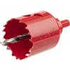 wolfcraft Sega a tazza BIM I 5470000 I Per materiali per costruzioni a secco, legno, plastica e metalli, profondità di taglio 40 mm
