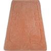 Casatessile CASA TESSILE Carezza Tappeto Bagno cm 55x90 Tappetino Bagno Assorbente in Cotone e Lavabile in Latrice - Salmone