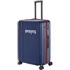 travelite NFL Valigia Rigida New England Patriots Taglia L, valigia grande da viaggio con lucchetto TSA, trolley ABS con 4 doppie ruote, 51 x 76 x 30,5 cm, 4,4 kg, 103 L