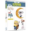 Universal Pictures Illumination Collection (Sing+Pets+Minions) (DVD) Cartoni Animati