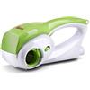 Girmi GT02 Grattugia ricaricabile, 12 W, 2 rotoli in acciaio inossidabile, bianco/verde