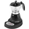 G3 Ferrari G10045 Moka Elettrica Programmabile per caffè in polvere, 400 W, 3 tazze, Display LED, Controllo Elettronico, Timer, Mantenimento in caldo, Alluminio, Nero