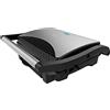 Cecotec Griglia Elettrica Rock'nGrill Dark 1000 1000 W, rivestimento in pietra, vassoio raccoglitori, piastra superiore galleggiante, superficie 25,4 x 17,5 cm, privo di PTFE, PFOA