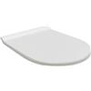 FLAMINIA - APP/QUICK COPRIVASO SLIM IN TERMOINDURENTE, CON DISCESA RALLENTATA E CERNIERE A SGANCIO RAPIDO, COLORE BIANCO FINITURA LUCIDO QKCW09