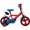 Bicicletta Bambino Marvel Spider-Man 12" Volare con Borraccia e Rotelle
