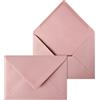 Netuno 20 buste da lettera Rosa antico B6 12,5x17,5 cm eleganti e raffinate | 120g · carta pregiata liscia per battesimo, baby shower, compleanno, inviti, partecipazioni, cartoline, biglietti e auguri