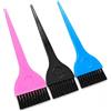 Admygo Set di 3 pennelli professionali per tinture per capelli, strumenti per parrucchieri con pettine a coda, applicatore con setole in nylon, per salone e casa, fai da te, colorazione