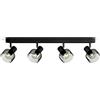 Philips Sleet Spot, 4 faretti, 25W, attacco E14, lampadina non inclusa, Grado di Protezione IP20, Nero