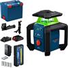 Bosch Professional Bosch PRO 18V System Livella Laser Rotante GRL18V‑4‑34CVG (laser verde, pendenza ±15%, IP66, doppia alimentazione, incl. LR45, ProCore 4.0Ah, caricatore, WM5 e L‑BOXX 374)