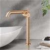 EMKE Rubinetto da bagno in oro rosa, 332 x 220 x 76 mm, in ottone, cartuccia in ceramica, rubinetto per bagno, rubinetto con aeratore, rubinetto per lavabo, facile installazione