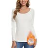 SERSARY Maglia Termica Donna Manica a 3/4 - Maglie Termiche Manica Lunga Girocollo - Intimo Termico Invernale - Magliette Maniche Lunghe Donna Traspirante - Abbigliamento Senza Cuciture