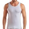 Enrico Coveri 3 Pezzi Canottiera Coveri Uomo Spalla Larga ET1102 in Cotone Pettinato, Bianco, 3/S